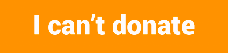 I can't donate